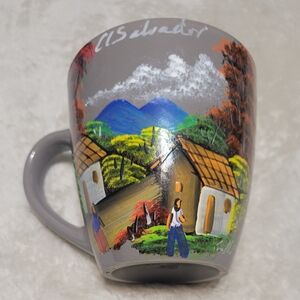 El Salvador Hand-Painted Ceramic Mug